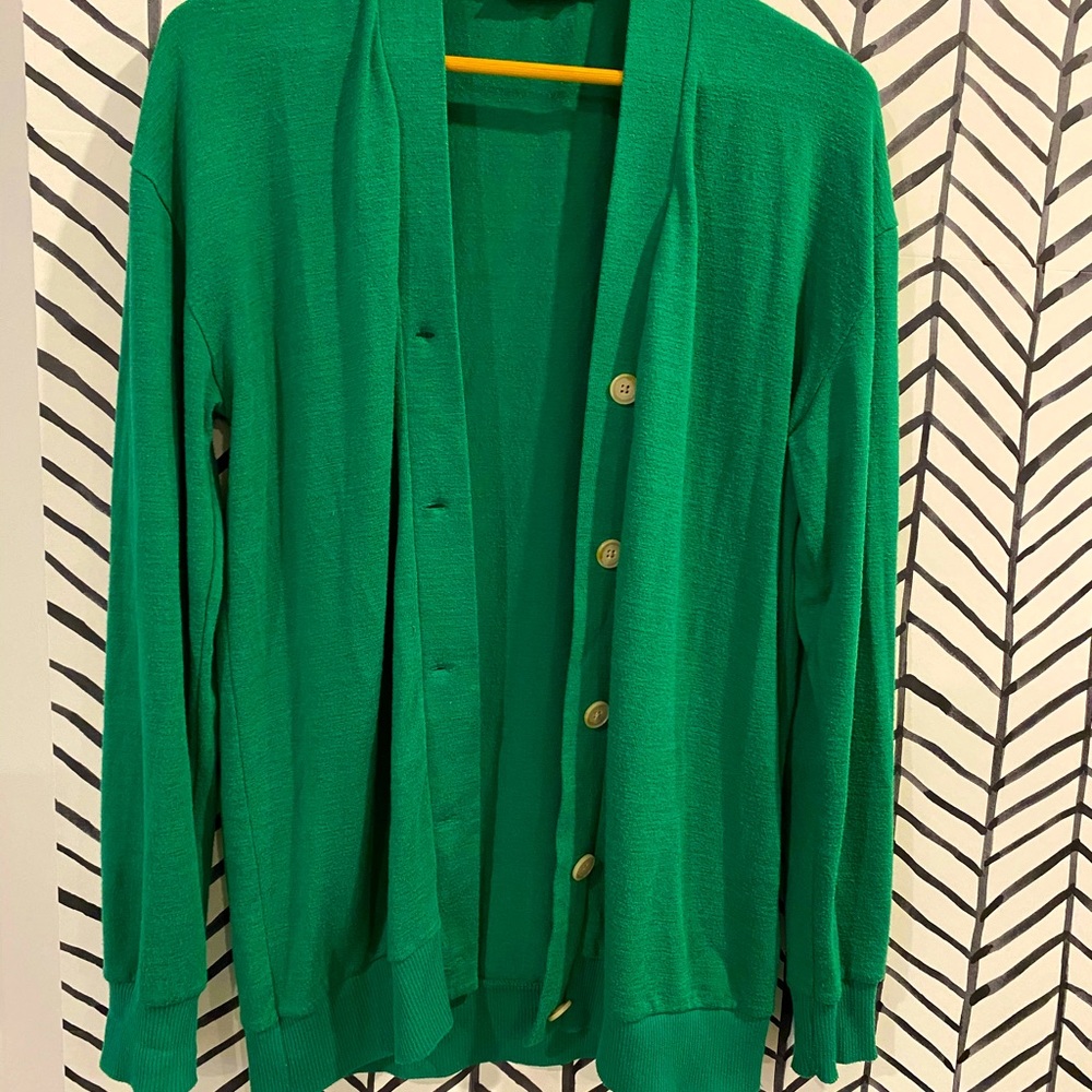 Golden by TNA Green Cardigan
